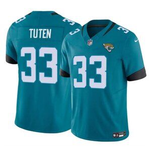Mens Youths  Kids Bhayshul Tuten Teal Stitched Jersey Vapor